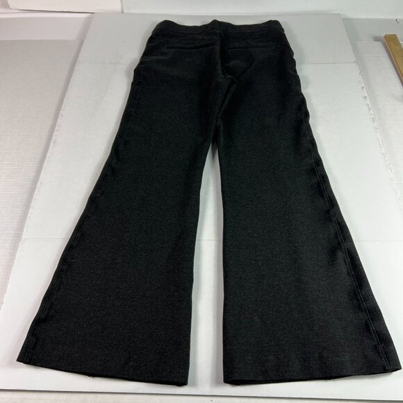 Spanx Super Smooth Pants Women's 27x26* Ponte Flare Crop Front Seam Black Tag M - Picture 10 of 16